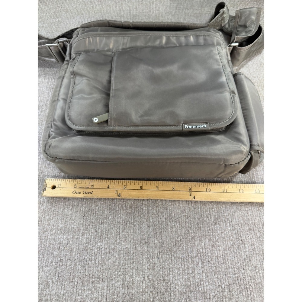 Frommer's by Lug‎ Gray Nylon Crossbody Travel Messenger Bag 0340-A - Picture 8 of 9